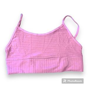 Xs hot pink Barbie style Bralette stretchy women’s party rave festival summer